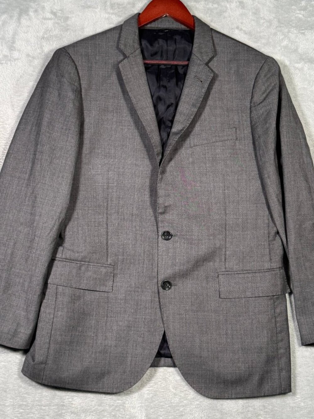 J Crew Jacket Mens 40R Gray Wool Ludlow Blazer Tollegno 1900